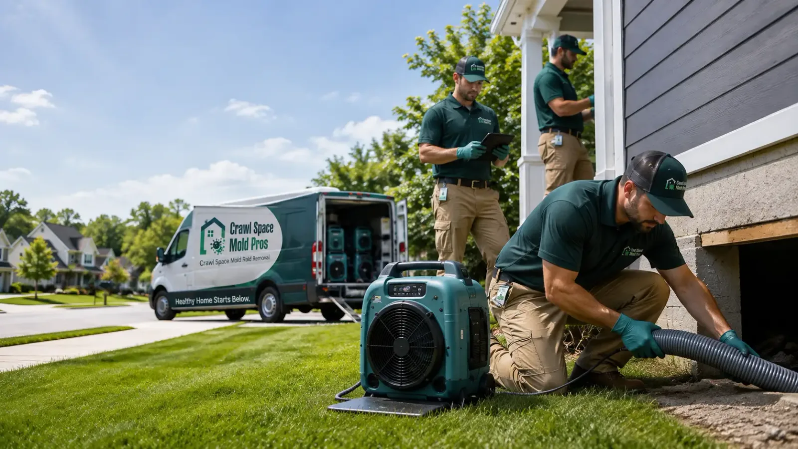 Crawl Space Mold Removal in Stanley, WI